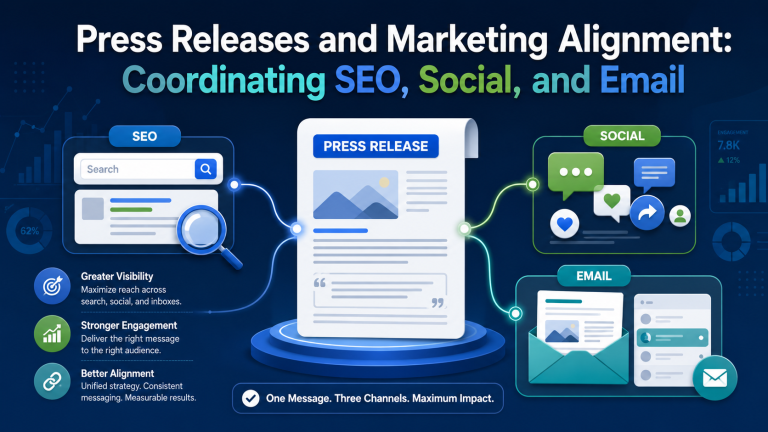 Press Releases and Marketing Alignment: Coordinating SEO, Social, and Email